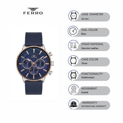 Ferro Multifunction Men's Watch - FM1973B-E3