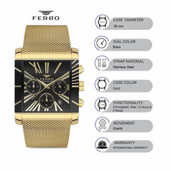 Ferro Chronograph Men's Watch - FM21292C-B2
