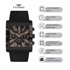 Ferro Chronograph Men's Watch - FM21292C-G