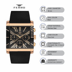 Ferro Chronograph Men's Watch - FM21292C-R