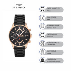 Ferro Chronograph Men's Watch - FM31915A-R