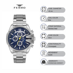 Ferro Chronograph Men's Watch - FM40100A-A3