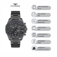 Ferro Chronograph Men's Watch - FM40100A-V