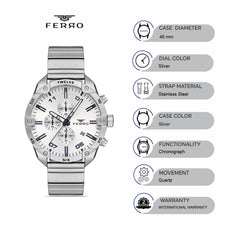 Ferro Chronograph with Date Men's Watch - FM40101A-A
