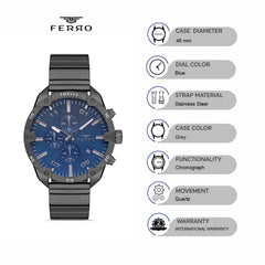 Ferro Chronograph Men's Watch - FM40101A-V