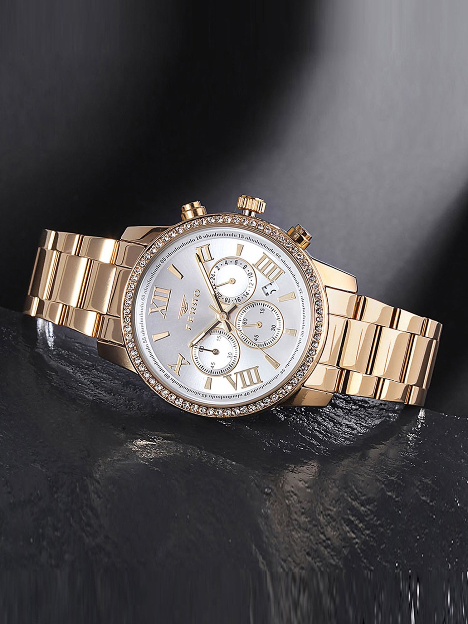 Ferro Chronograph Women's Watch - FM41107A-B