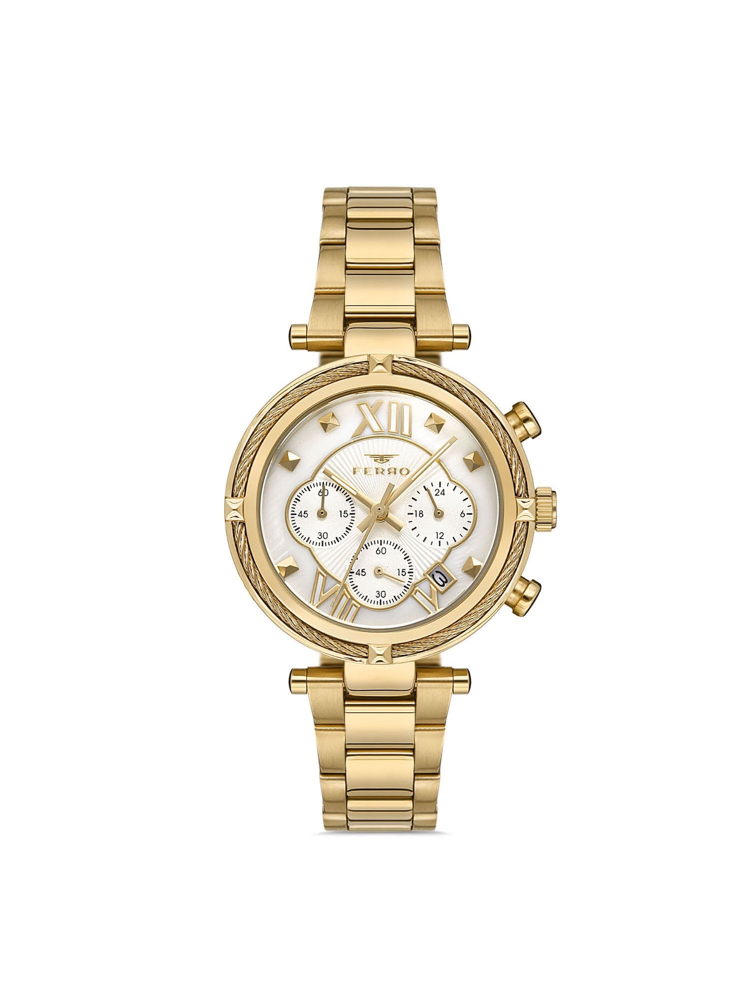 Ferro Chronograph Women's Watch -  FM4993A-B