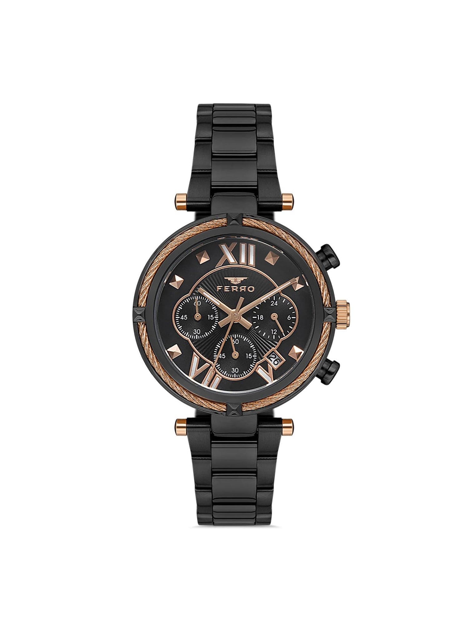 Ferro Chronograph Women's Watch - FM4993A-R