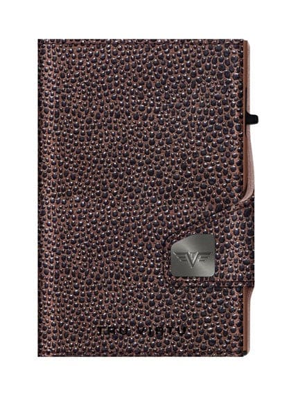 Tru Virtu 24104201204 Special Edition Brown Textured Pattern Wallet