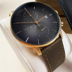 Aries Gold Venturer  Chronograph Men's Watch -  G 1033 RG-OBK