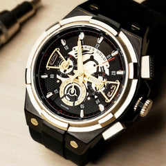 Aries Gold Lightning Quartz Men's Watch - G 7016 BKG-BKG