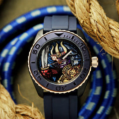 Aries Gold Limited Edition Samuari Automatic Men's Watch -  G 8040 SAM-GI