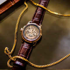 Aries Gold El Toro  Automatic Men's Watch -  G 9005A RG-BK