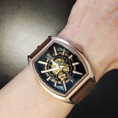 Aries Gold Infinum Cruiser Automatic Men's Watch - G 9018 RG-BK