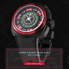 NSQUARE Casino Limited Edition 21 Jewels Men's Watch - G0369-N17.15