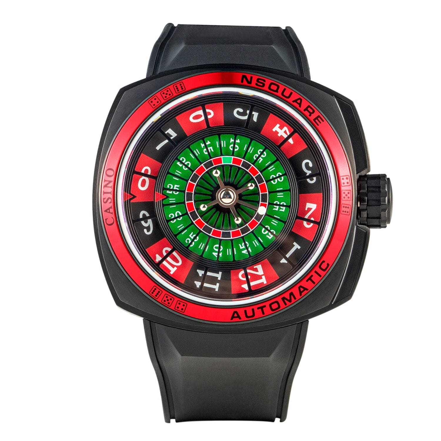 NSQUARE Casino Limited Edition 21 Jewels Men's Watch - G0369-N17.15
