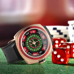 NSQUARE Casino Limited Edition 21 Jewels Men's Watch - G0369-N17.16