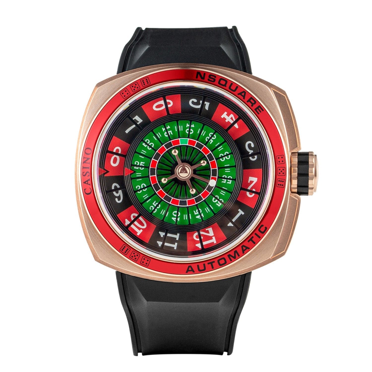 NSQUARE Casino Limited Edition 21 Jewels Men's Watch - G0369-N17.16