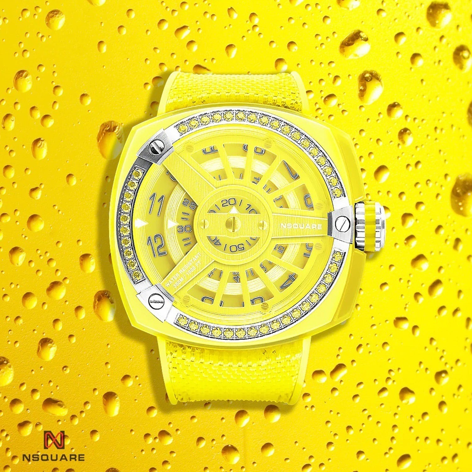 NSQUARE Sweetie Quartz Swarovski Crystal Women's Watch - G0369-N19.13