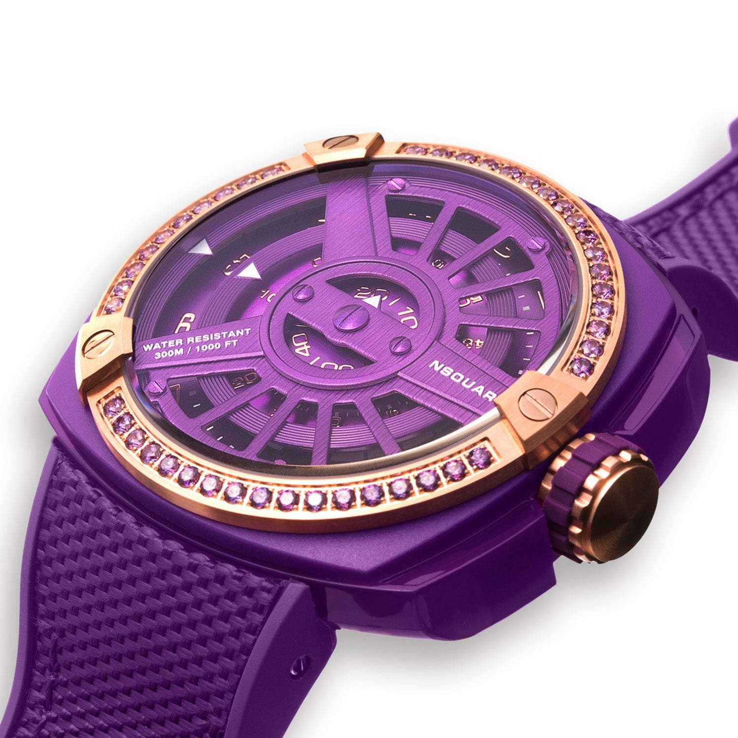 NSQUARE Sweetie Quartz Swarovski Crystal Women's Watch - G0369-N19.5