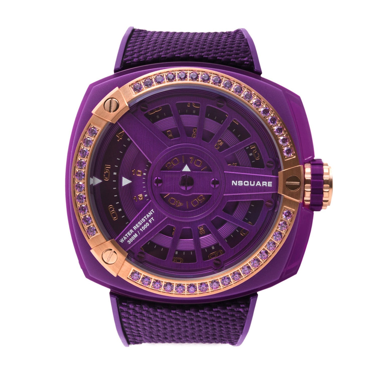 NSQUARE Sweetie Quartz Swarovski Crystal Women's Watch - G0369-N19.5