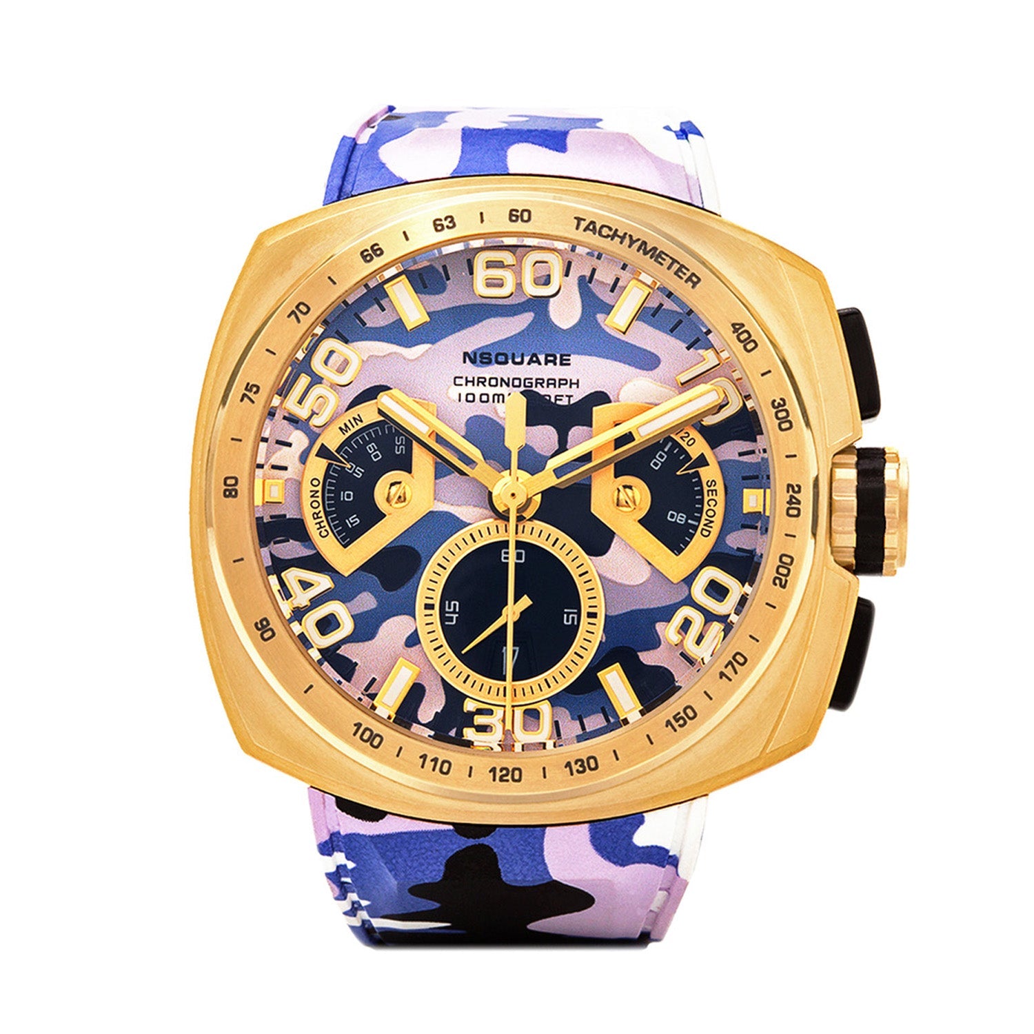 NSQUARE Nick Chrono Camo Chronograph Men's Watch - G0369-N20.1