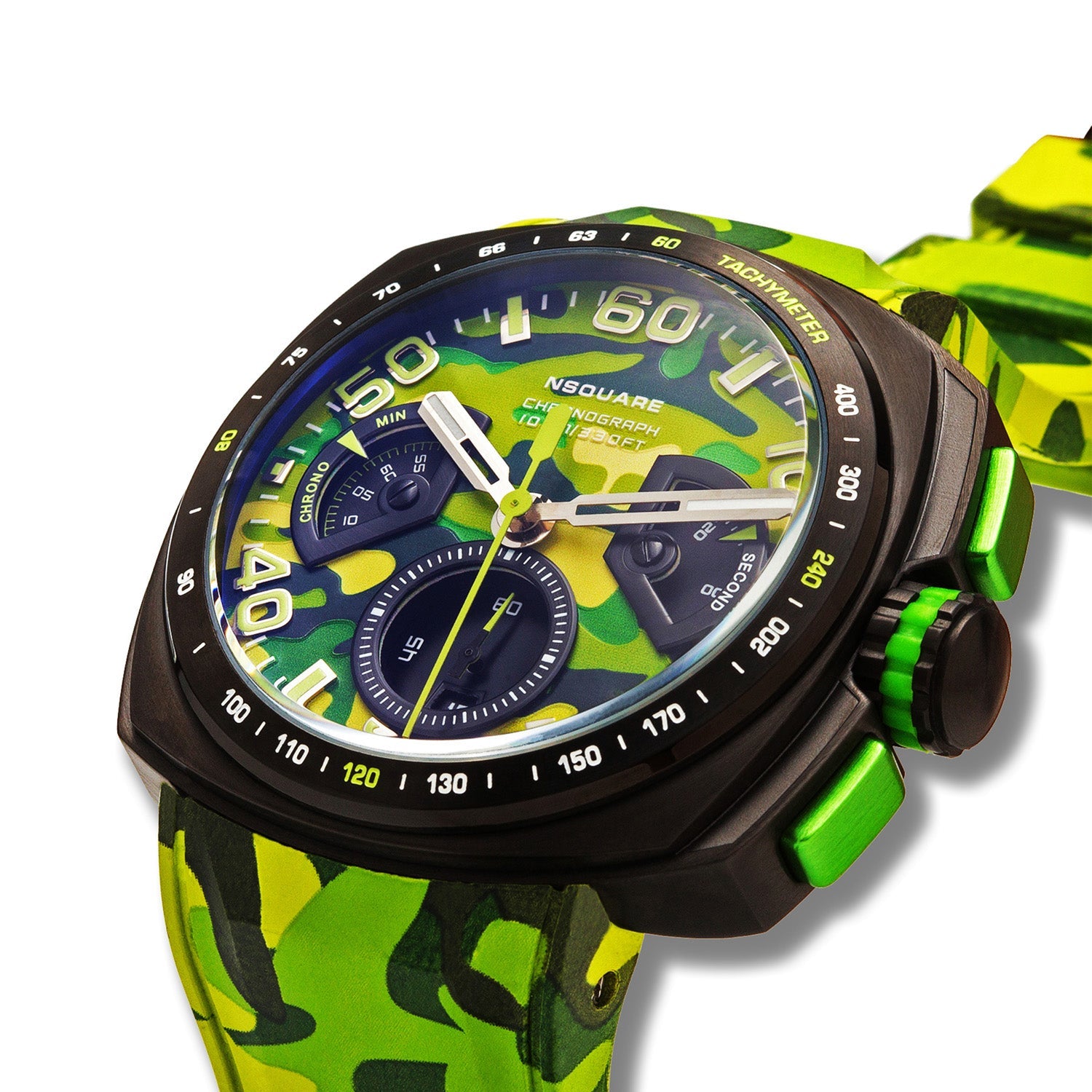 NSQUARE Nick Chrono Camo Chronograph Men's Watch - G0369-N20.5