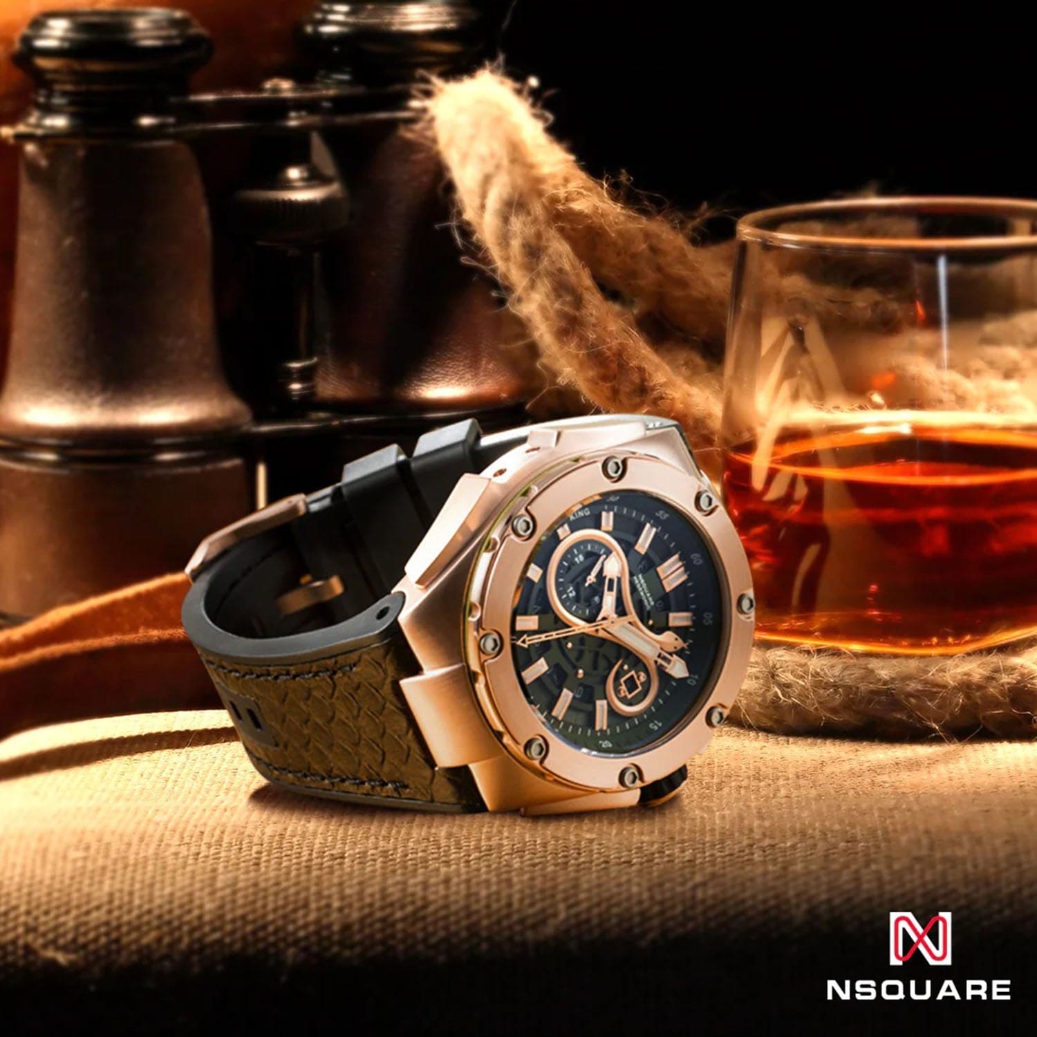 NSQUARE Snakeking Automatic 21 Jewels Men's Watch - G0471-N10.11