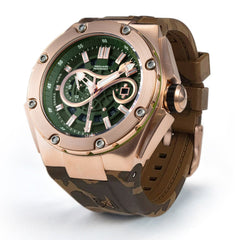 NSQUARE Snakeking Multifunction 21 Jewels Men's Watch - G0471-N10.11 Camo