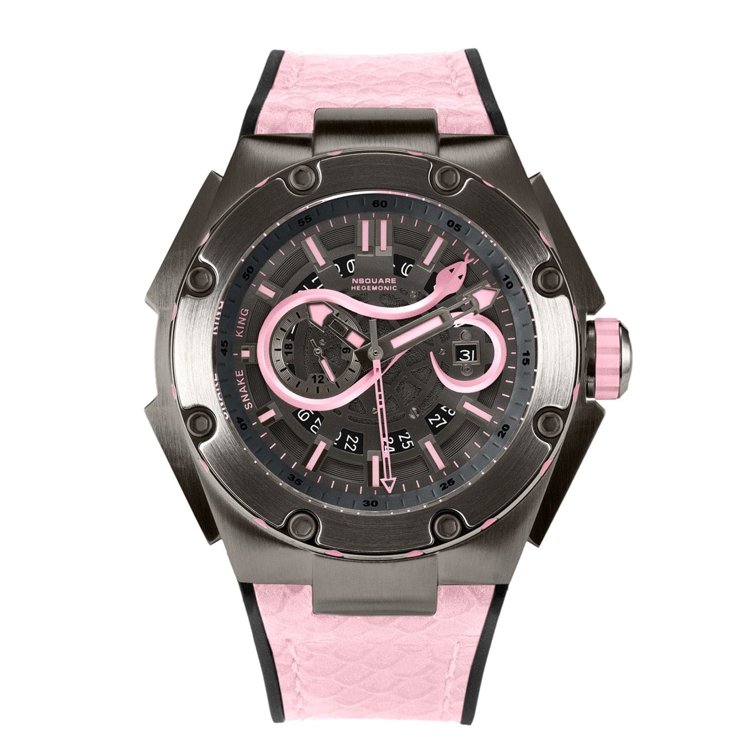 NSQUARE Snakeking Multifunction 21 Jewels Men's Watch - G0471-N10.12