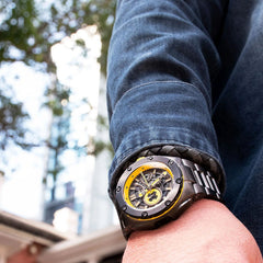 NSQUARE Snakeking Multifunction 21 Jewels Men's Watch - G0471-N10.3SS