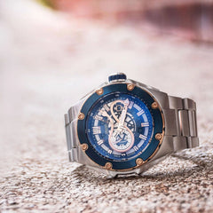NSQUARE Snakeking Multifunction 21 Jewels Men's Watch - G0471-N10.4SS