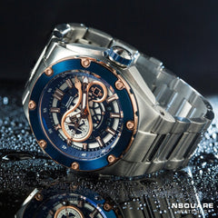 NSQUARE Snakeking Multifunction 21 Jewels Men's Watch - G0471-N10.4SS