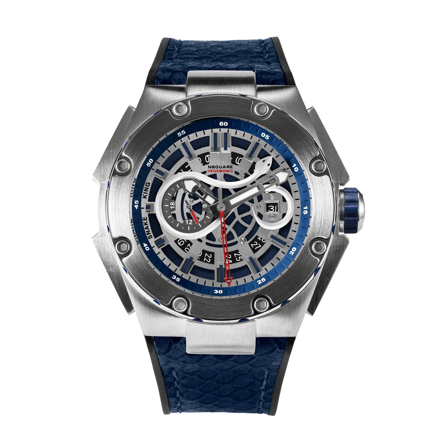 NSQUARE Snakeking Multifunction 21 Jewels Men's Watch - G0471-N10.6