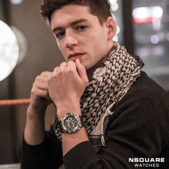 NSQUARE Snakeking Multifunction 21 Jewels Men's Watch - G0471-N10.6