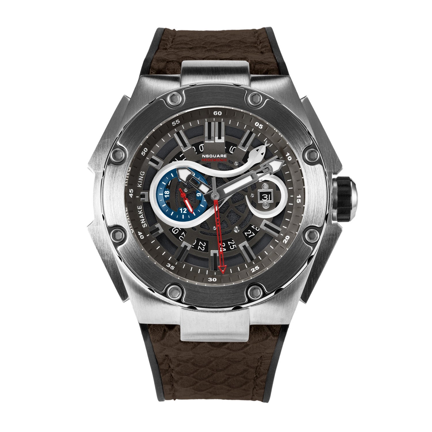 NSQUARE Snakeking Multifunction 21 Jewels Men's Watch - G0471-N10.7