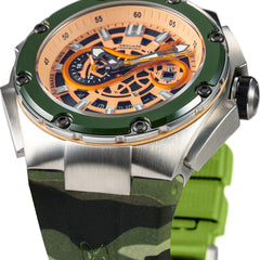 NSQUARE Snakeking Multifunction 21 Jewels Men's Watch - G0471-N10.9 Camo