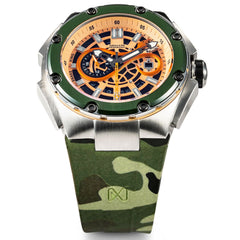 NSQUARE Snakeking Multifunction 21 Jewels Men's Watch - G0471-N10.9 Camo