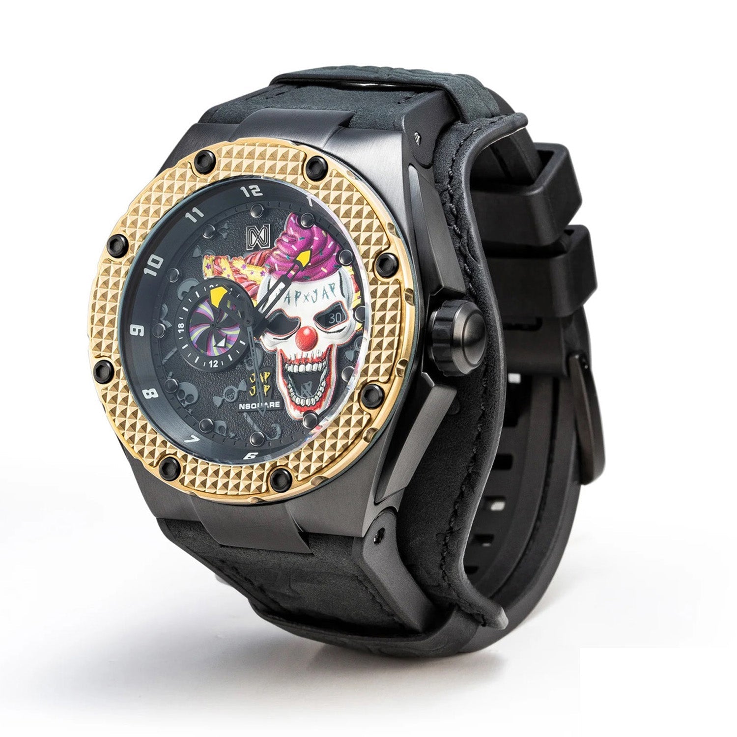 NSQUARE Jap Jap Multifunction Limited Edition Men's Watch - G0471-N42.1 Black