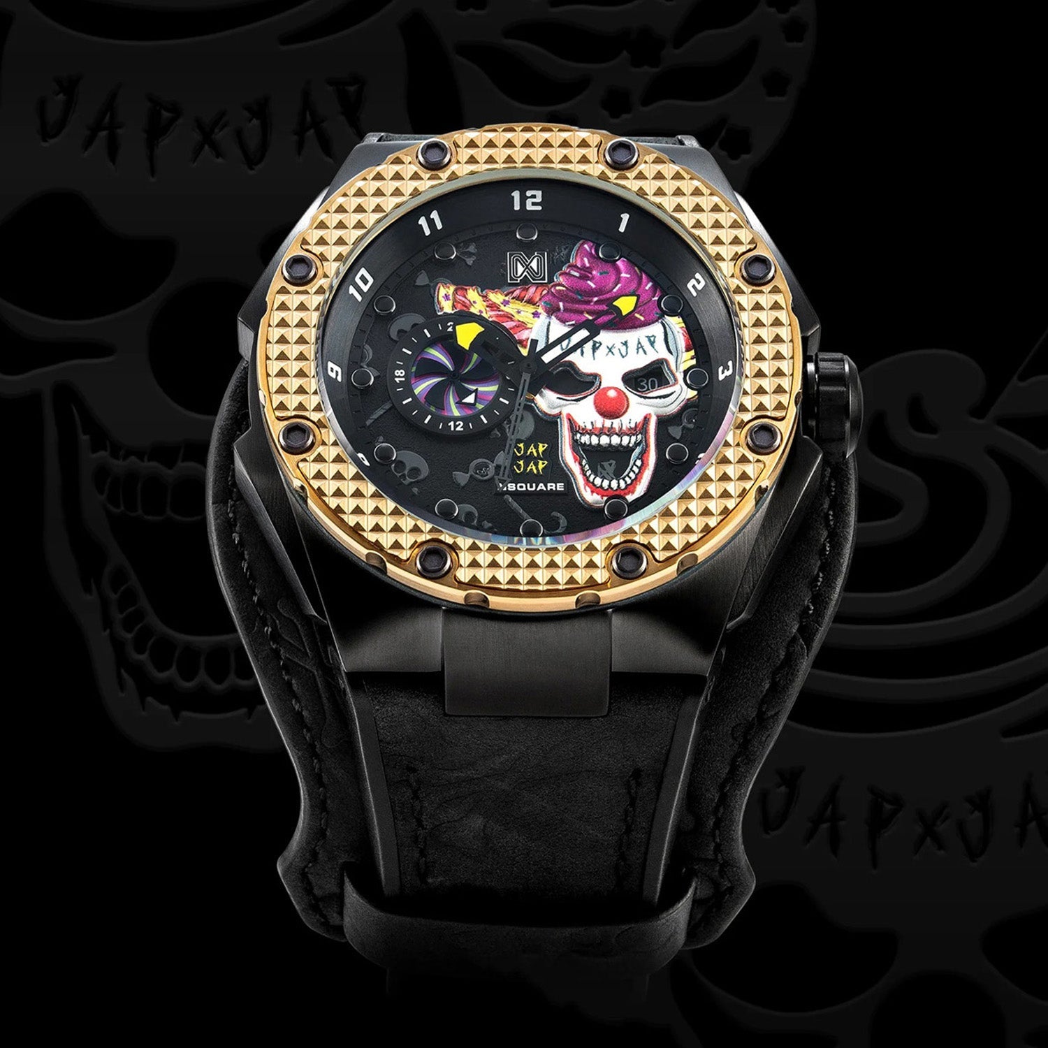 NSQUARE Jap Jap Multifunction Limited Edition Men's Watch - G0471-N42.1 Black