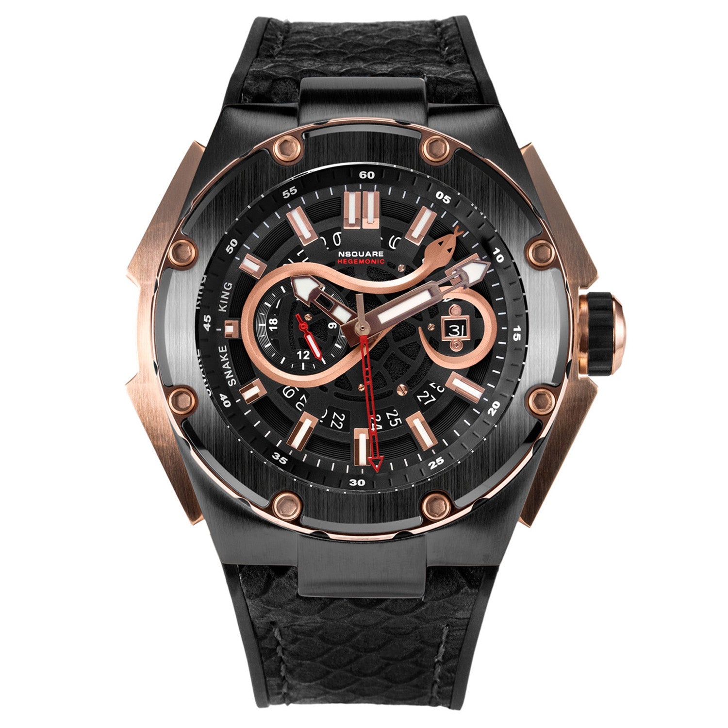 NSQUARE Snakeking Automatic 21 Jewels Men's Watch - G0471-N10.8