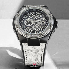 NSQUARE Snake Special Edition Automatic Swarovski Crystal Men's Watch - G0473-N51.2