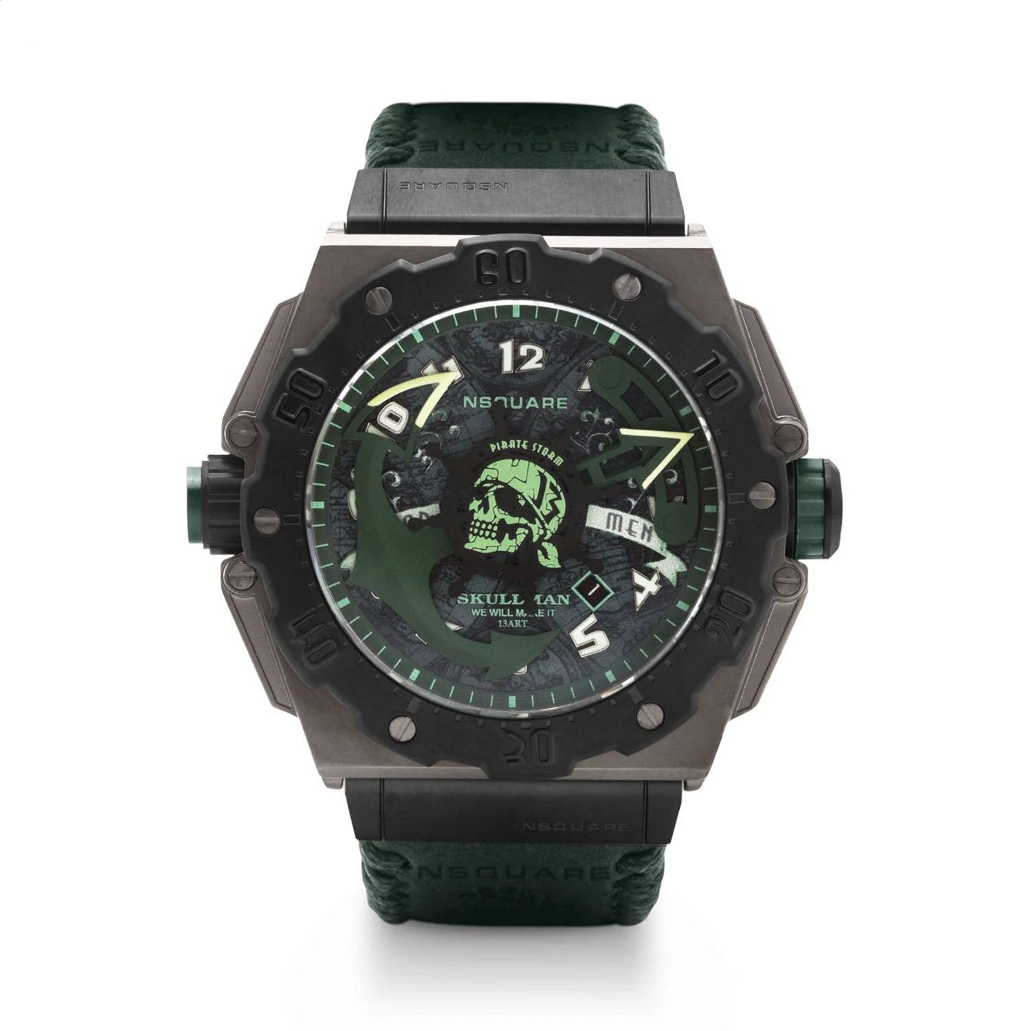 NSQUARE Piratestorm Automatic 21 Jewels Men's Watch - G0485-N15.2
