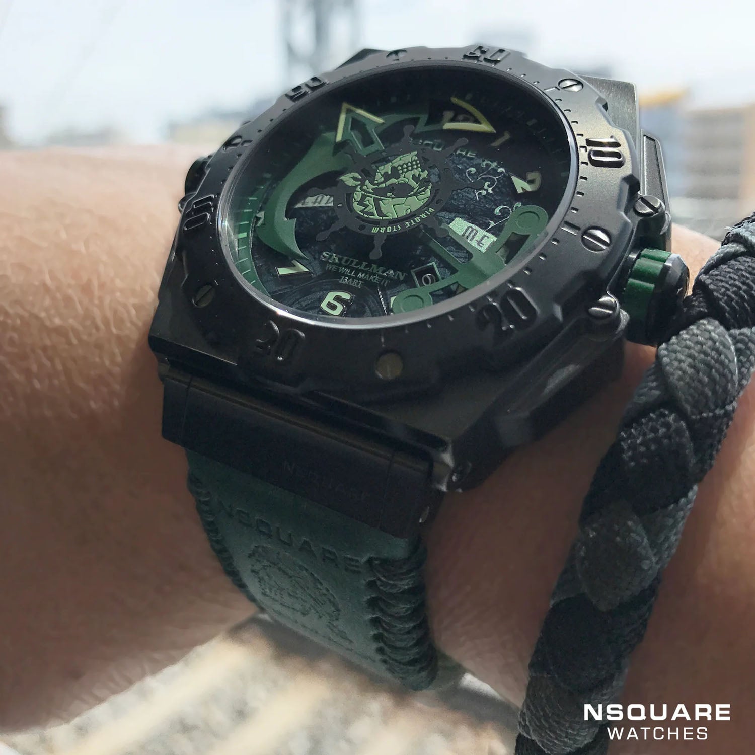 NSQUARE Piratestorm Automatic 21 Jewels Men's Watch - G0485-N15.2