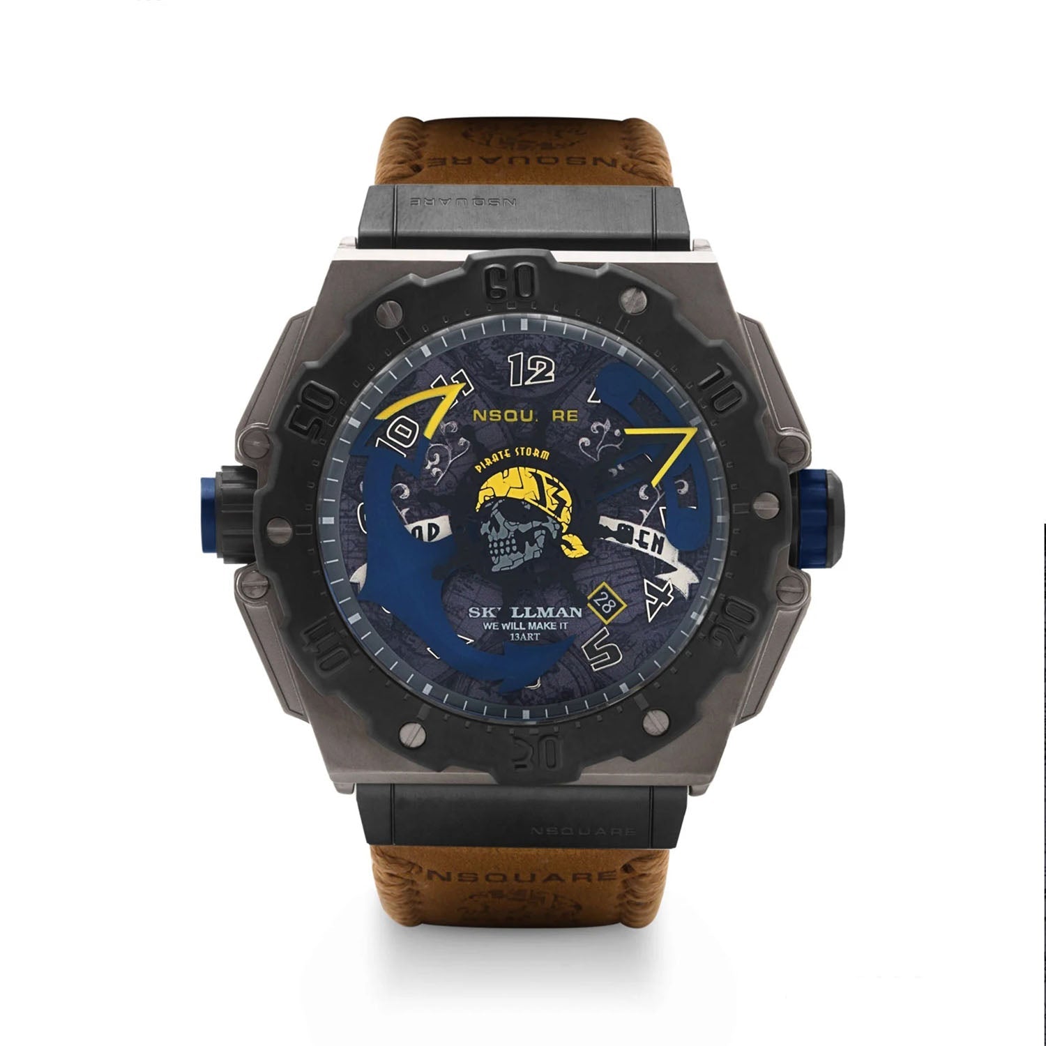 NSQUARE Piratestorm Automatic 21 Jewels Men's Watch - G0485-N15.5