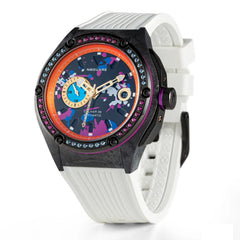 NSQUARE Multicoloured Multifunction Swarovski Crystal Men's Watch - G0543-N39.3