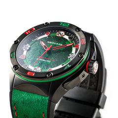 NSQUARE Casino Royale Limited Edition Automatic 21 Jewels Men's Watch - G0544-N40.1 GREEN STRAP