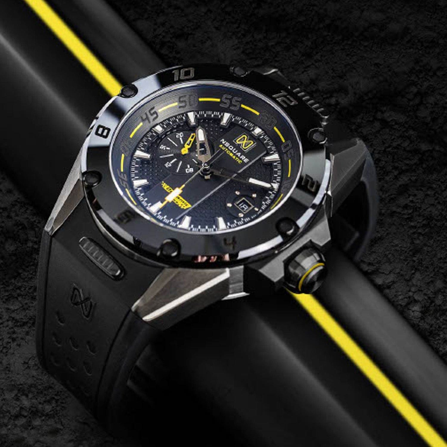 NSQUARE Dynamic Race Automatic Multifunction Men's Watch - G0552-N31.1