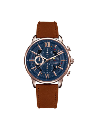 Aries Gold Belfast Moon Quartz Men's Watch - G 7013 RG-BURG