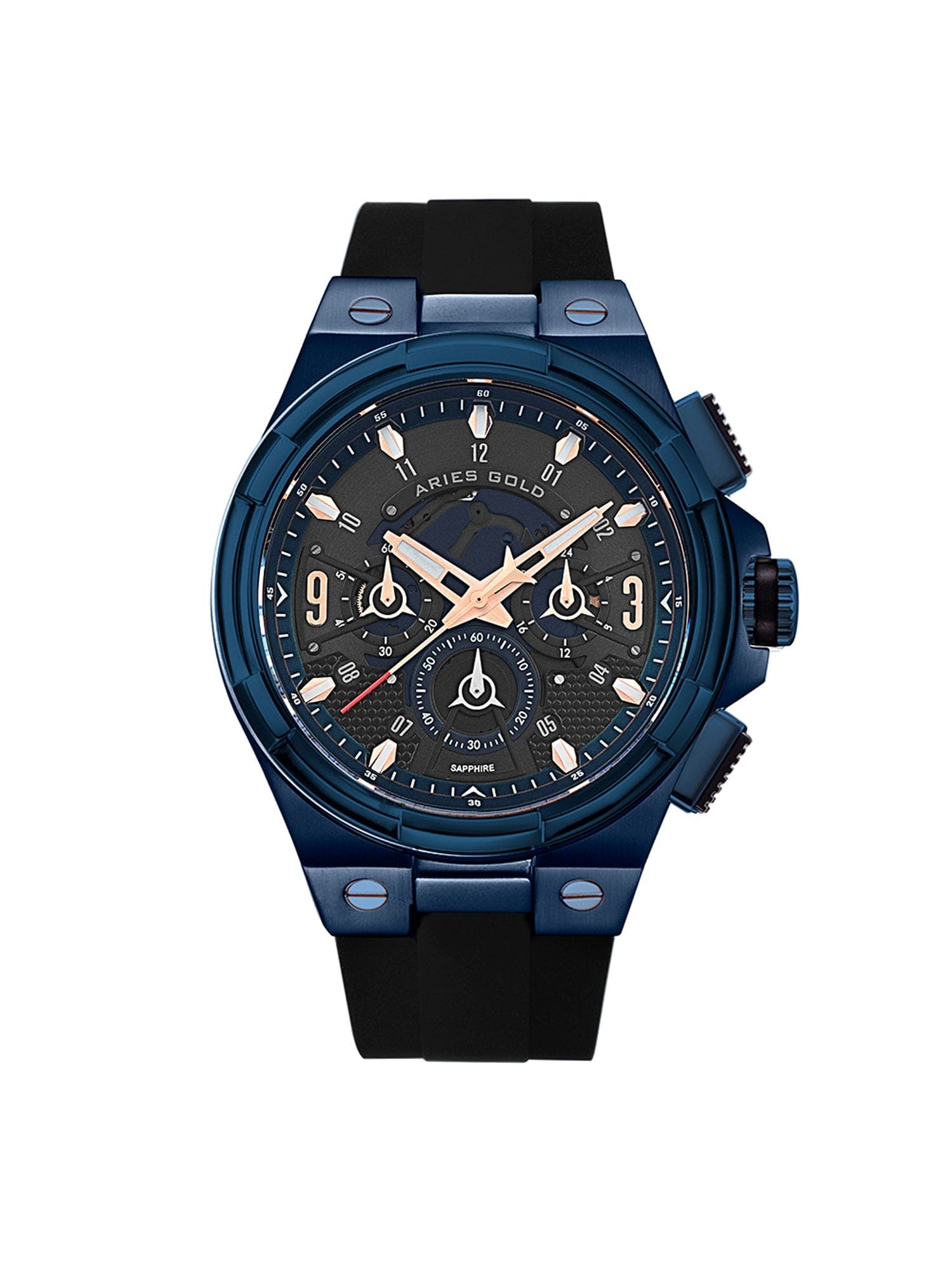 Aries Gold Lightning Quartz Men's Watch - G 7016 BU-BURG